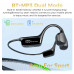 S10 Bone Conduction Bluetooth Headset IPX8 Neckband Headphones Bluetooth 5.4 Swimming Headphones 32GB Sports Earbuds Earphones