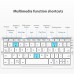 Portable Wireless Folding Keyboard for IPad IPhone Mac with Phone Holder Rechargeable Ultra-thin Wireless Bluetooth Keyboard